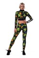 Nebbia High-waist performance legíny 567 jungle green+ Nebbia High-energy crop bunda 564 jungle green - thumb (0)