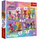 Trefl Puzzle Trollové 3 Barevné dobrodružství, 4v1 (35, 48, 54, 70 dílků) - thumb (3)