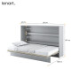 Dig-net nábytek Sklápěcí postel Lenart BED CONCEPT BC-05 | 120 x 200 cm Barva: Dub artisan - thumb (25)