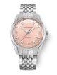 Nivada Grenchen Antarctic 35 mm Salmon - Black leather White Stitching - thumb (4)