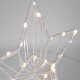 Solight LED vánoční hvězda Lapač snů, bílá, 49 cm, 45x LED, 2x AAA - thumb (2)