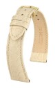 Řemínek Hirsch Aristocrat - béžový - 18 mm - L – Standardní délka (doporučujeme) - 16 mm - Stříbrná - thumb (1)