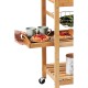 Kesper 25776 Kuchyňský vozík s pracovní deskou, 81 x 48 x 38 cm - thumb (2)