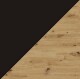 ARTBm TV stolek RAVENNA F 4D 200 | černá matná / dub artisan Provedení: Černá matná / dub artisan / zlatá podnož - thumb (10)