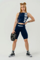 Dámské tílko Nebbia Barbell Therapy Snatched Blue XS - thumb (1)