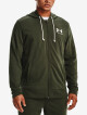 Pánská mikina Under Armour  Rival Terry LC FZ-GRN L - thumb (0)