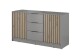 ArtPS Komoda KELLY 3D | šedá - thumb (0)