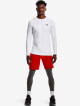 Pánské tričko Under Armour  Fitted Crew-WHT M - thumb (1)