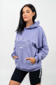 Dámská mikina Nebbia GYM RAT Branded Oversized Hoodie purple S - thumb (0)