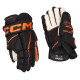 Hokejové rukavice CCM Tacks XF 80 Black/Orange Junior 10 palců - thumb (1)