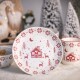 Altom Porcelánový dezertní talíř Grenlandia 20 cm, červená - thumb (1)