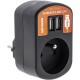 Retlux RPC 70 BK Zásuvka černá, 2x Sencor USB - thumb (1)