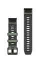 Garmin řemínek QuickFit® 22 Watch Bands, Willow/Graphite Silicone 010-13392-04 - 22 mm - thumb (1)