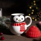 Altom Vánoční hrnek se silikonovým víčkem Penguin, 350 ml - thumb (2)