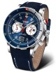 Vostok Europe Anchar Submarine Chrono Line 6S21-510A583 - Modrý silikonový řemínek - thumb (2)