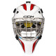 Brankářská hokejová maska CCM Axis F5 CCE White/Red Žák (youth) - thumb (1)
