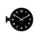 Karlsson 5966BK oboustranné nástěnné hodiny 38 cm - thumb (0)