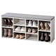 Kesper 15931 Botník s podsedákem, bílá, 103,5 x 48 x 29,5 cm - thumb (1)