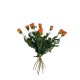 Umělá květina poupě Růže oranžová, 64 cm, 9 ks - thumb (0)