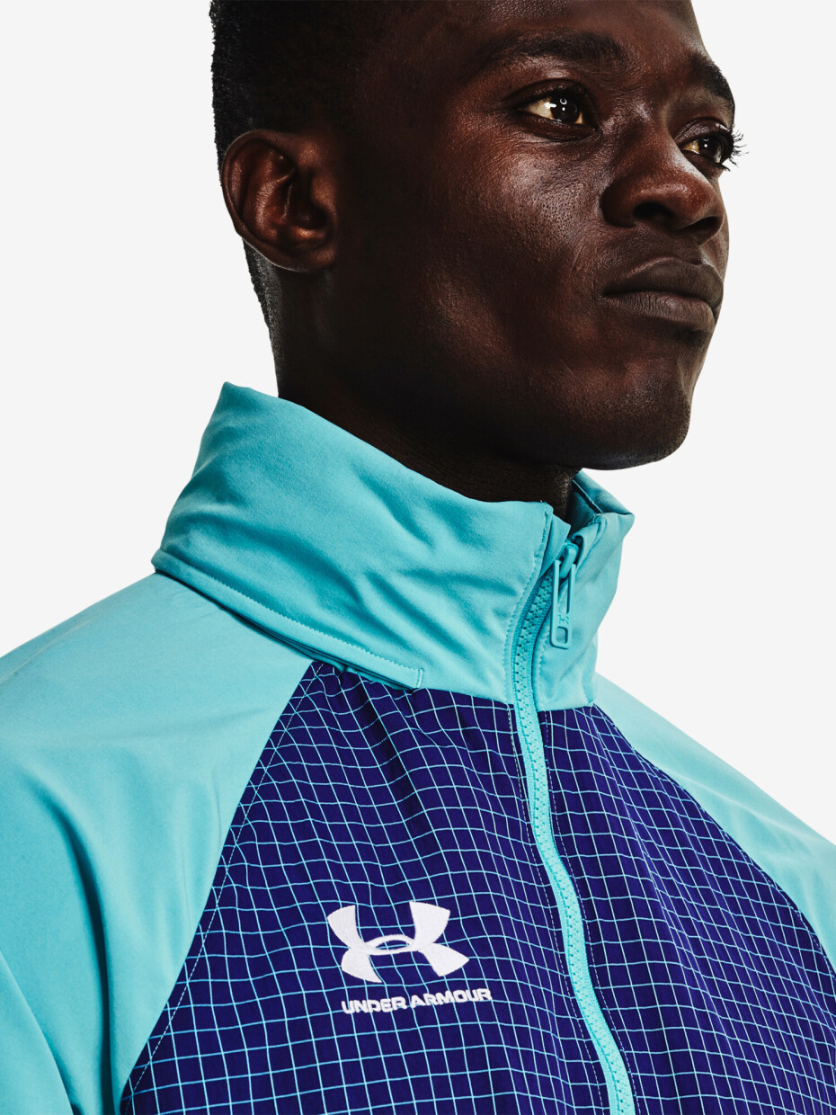 Pánská bunda Under Armour  Accelerate Track Jacket-BLU XL - main (2)