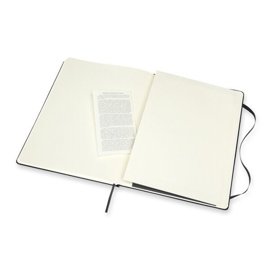 Zápisník Moleskine ČERNÝ - tvrdé desky - XL, čistý-linkovaný 1331/1119001 - main (1)