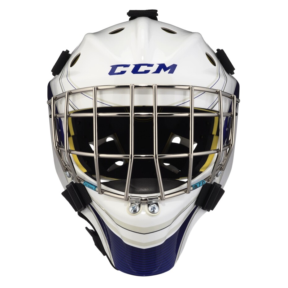 Brankářská hokejová maska CCM Axis 1.5 Žák (youth) OS (49-54 cm), bílá - main (6)