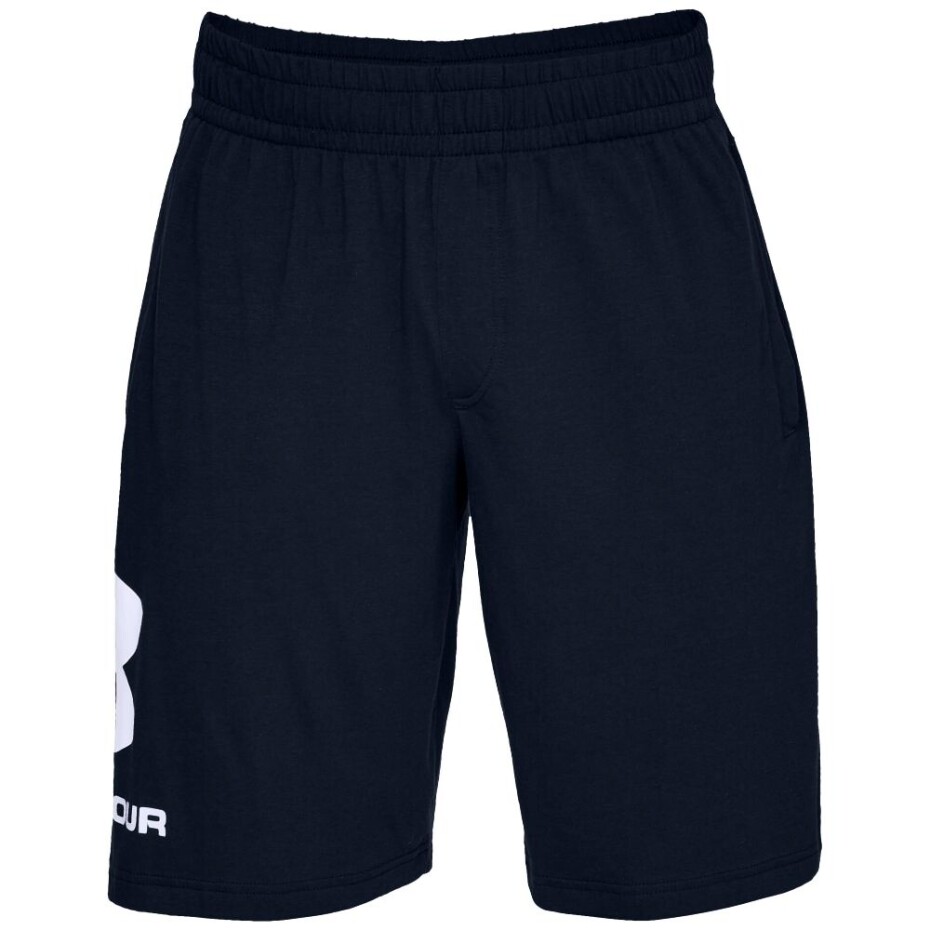 Pánské šortky Under Armour  COTTON BIG LOGO SHORTS blue S - main (1)