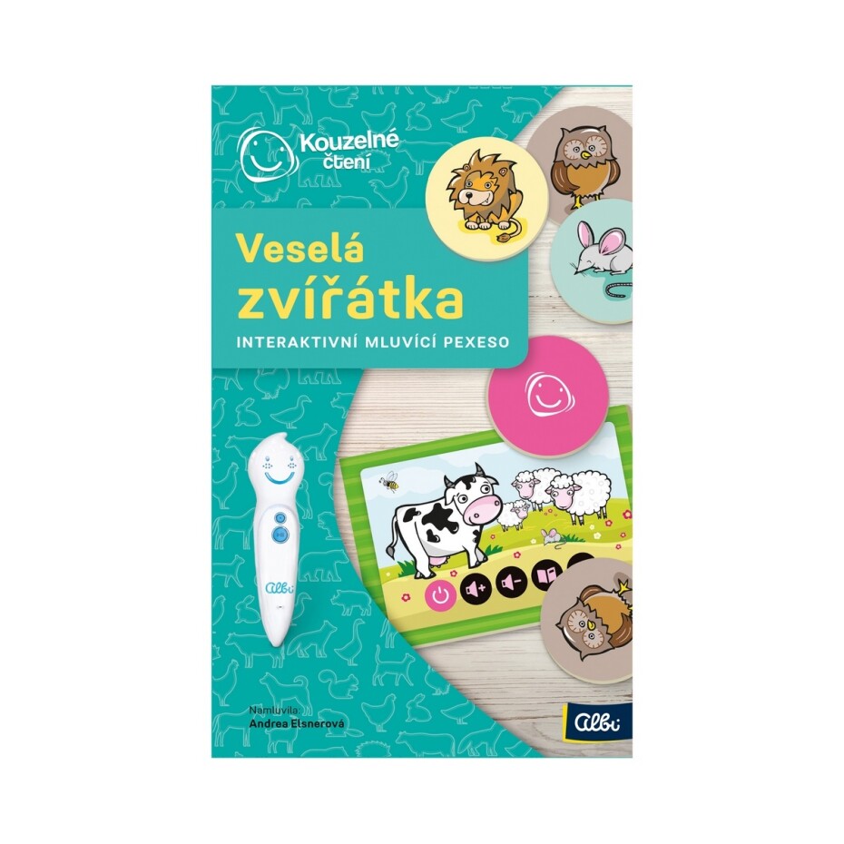 Kouzelné čtení Hra Pexeso - Veselá zvířátka - main (1)