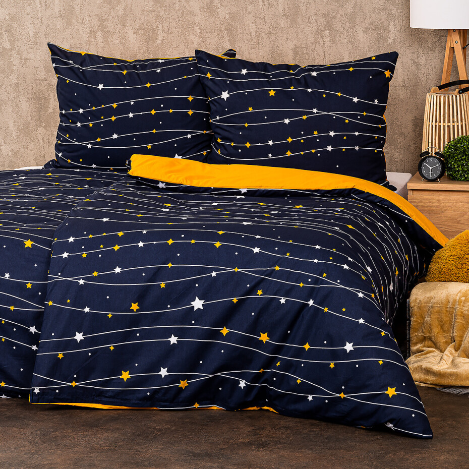 4Home Bavlněné povlečení Night sky, 140 x 220 cm, 70 x 90 cm - main (4)