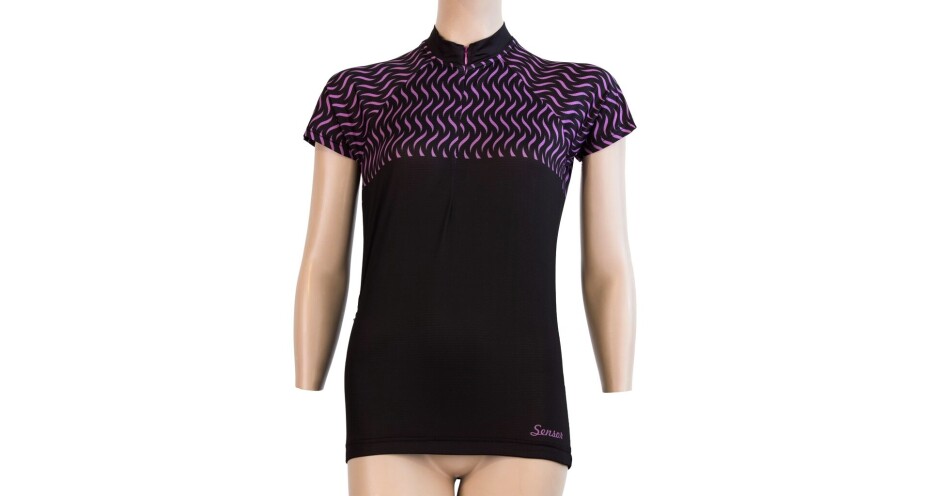 Dámský cyklistický dres Sensor  Cyklo Wave Black L - main (5)