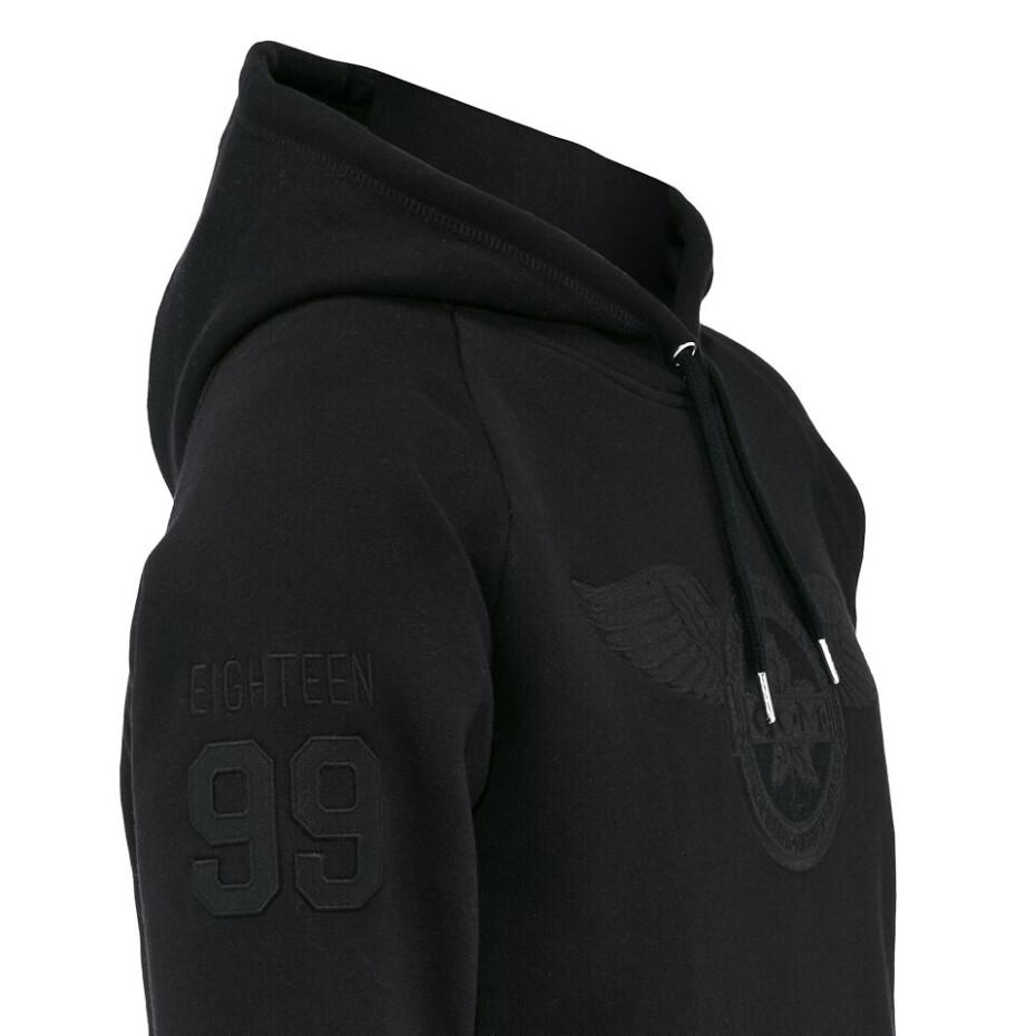 Dětská mikina CCM Monochrome Pullover Hoodie Black XL - main (1)