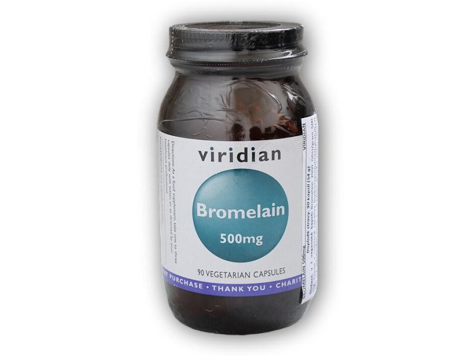 Viridian Bromelain 500mg 90 kapslí - main (0)