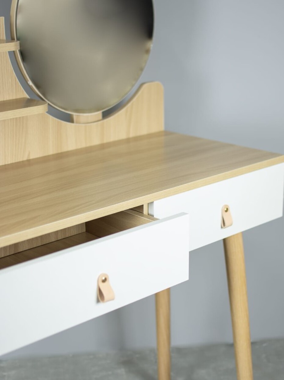 ArtJum Toaletní stolek SCANDI 3 natural | CM-989283 - main (5)