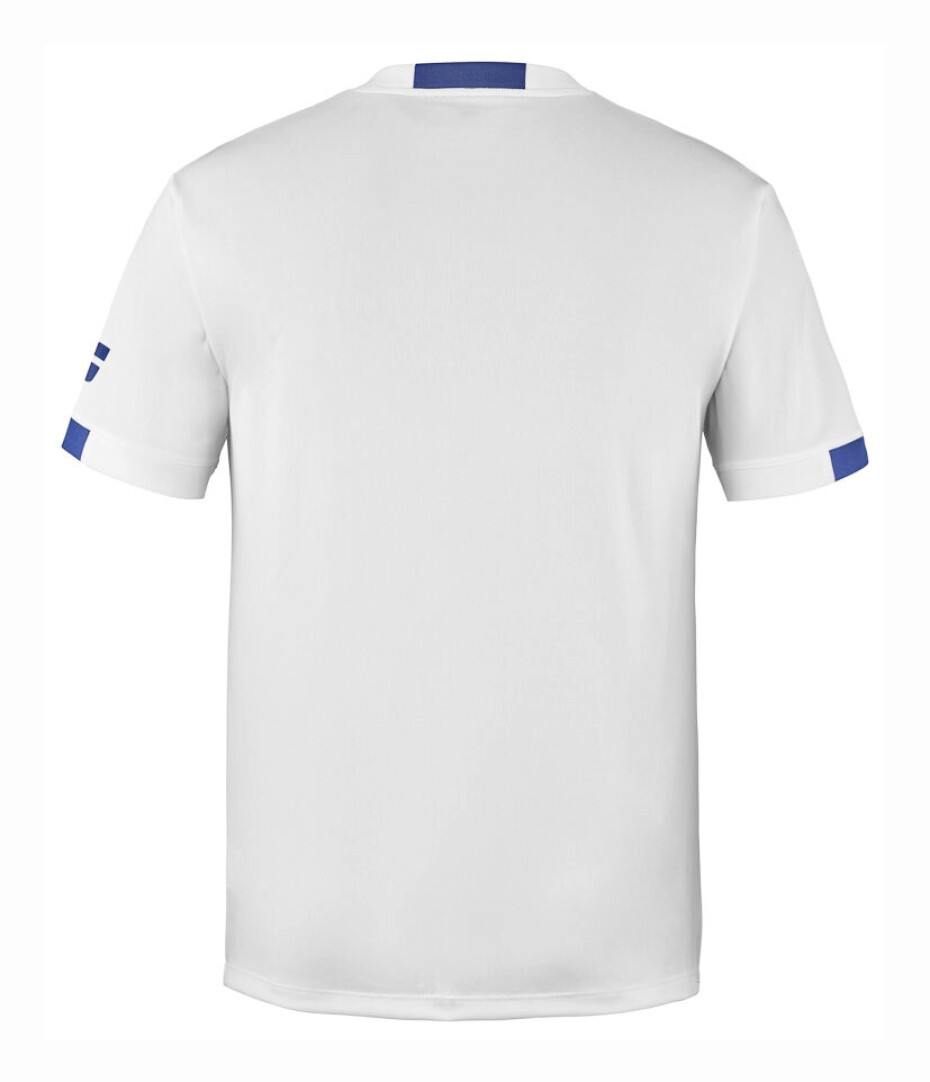 Pánské tričko Babolat  Play Crew Neck Tee Men White/White L - main (1)