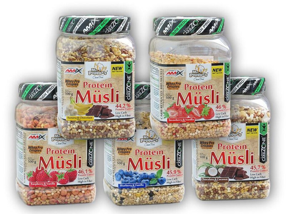 Amix Mr.Poppers High Protein Musli 500g - main (0)
