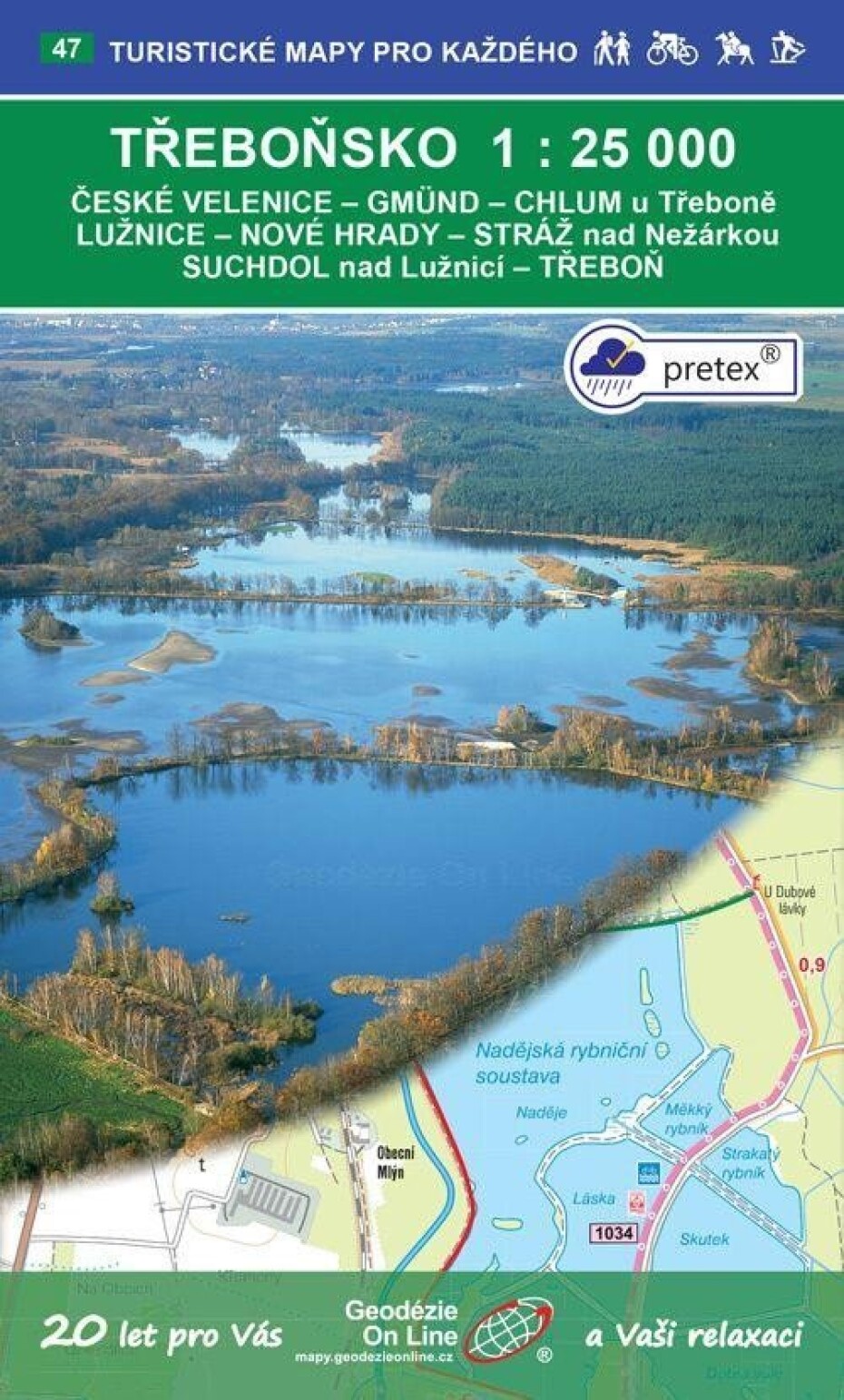 Třeboňsko 1:25 000 / 47 Turistické mapy pro každého - main (0)