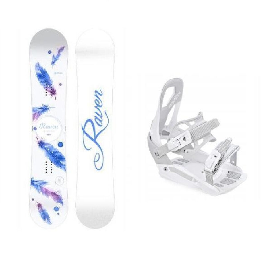 Raven Mia White dámský snowboard + Raven S230 White vázání - main (0)