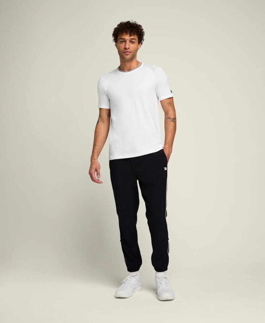 Pánské tričko Wilson  M Team Seamless Crew Bright White XXL - main (1)