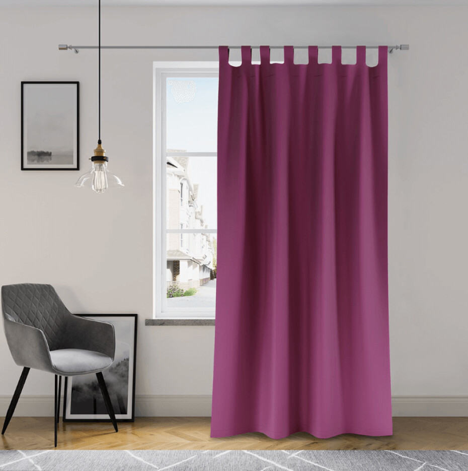 ArtFlhf Zatemňující závěs OXFORD TAB PU | 140 x 250 cm Barva: Červená - main (1)