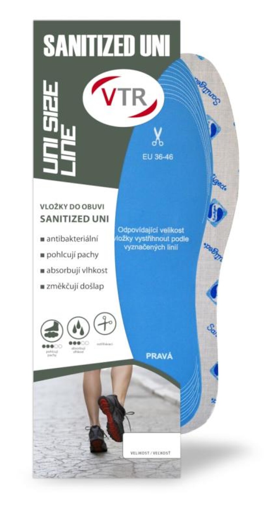 VTR Vložky do bot Sanitized Uni - main (0)
