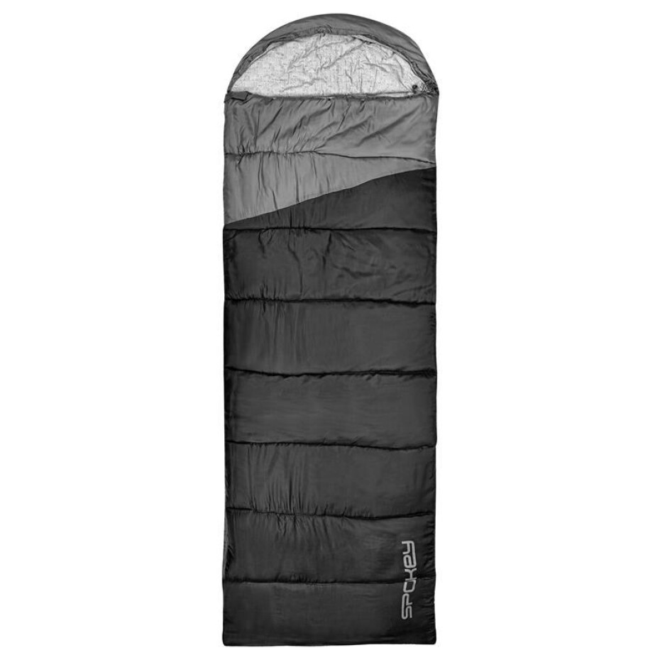 Spokey POLARIS 350 Spací pytel mumie/deka, -9°C, černo-šedý - main (0)