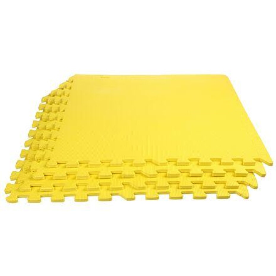 Merco Colored Puzzle fitness podložka žlutá - main (0)