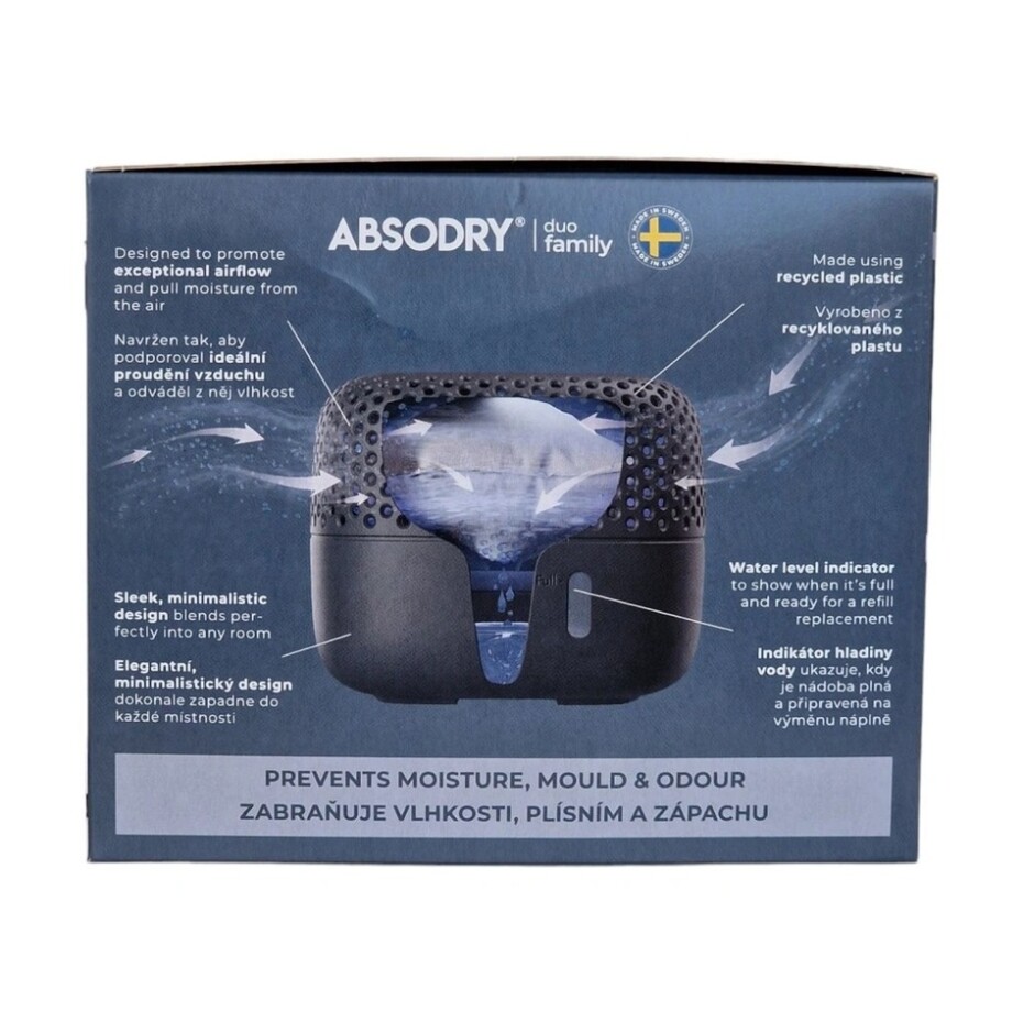 Everbrand pohlcovač vlhkosti Absodry Duo Family Bag 3-series, do 30 m3, Midnight Blue - main (7)