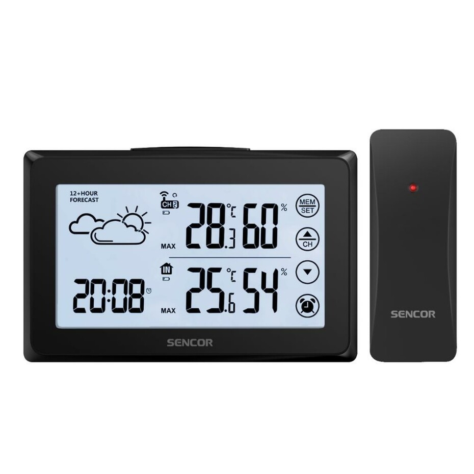 Sencor SWS 2850 meteostanice s bezdrátovým snímačem - main (1)