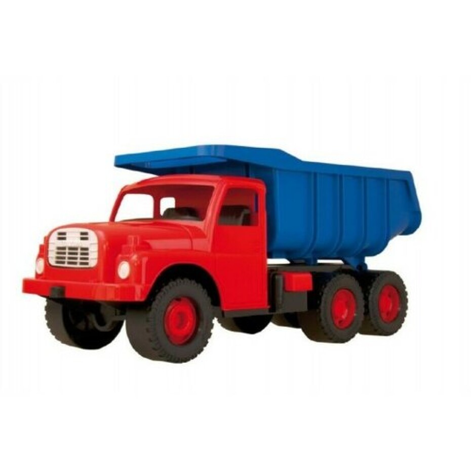 Dino Auto Tatra 148, 73 cm, červená kabina, modrá korba - main (0)