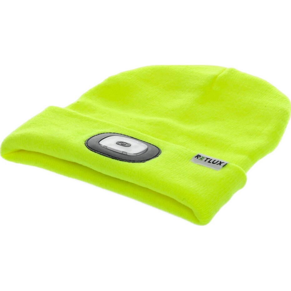Retlux RLB 101 Čepice s nabíjecí LED čelovkou žlutá, 50 lm - main (3)