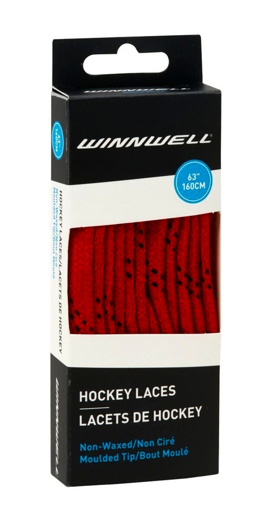 Hokejové tkaničky WinnWell  Red  244 cm - main (1)