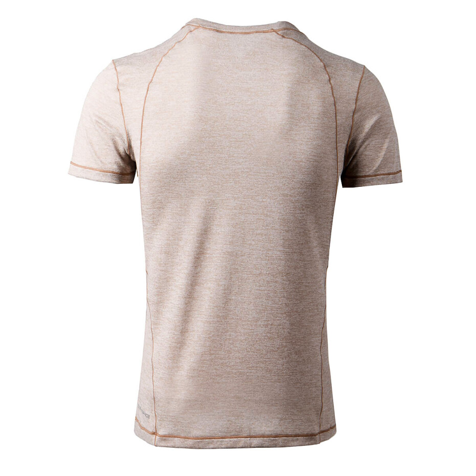 Dámské tričko Endurance  Korrl Melange S-S Tee Warm Taupe 46 - main (2)