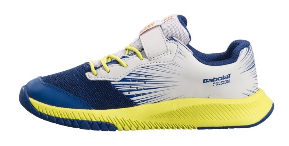 Juniorská tenisová obuv Babolat Pulsion All Court Kid Dark Blue/Yellow  EUR 28 - main (3)