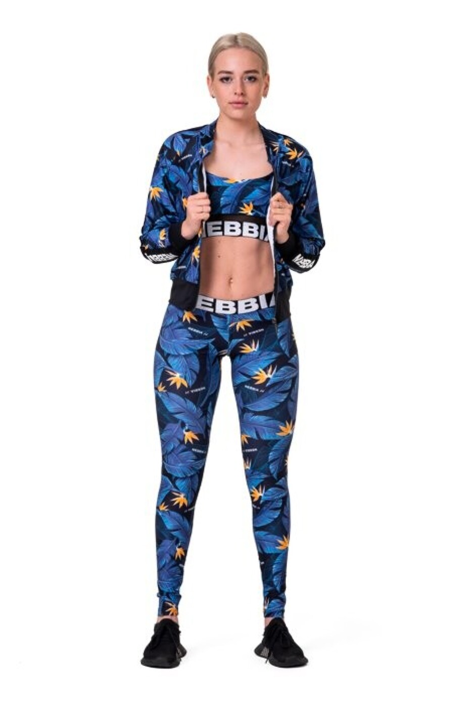 Nebbia legíny Mid Waist Ocean Power 566 modré - main (3)